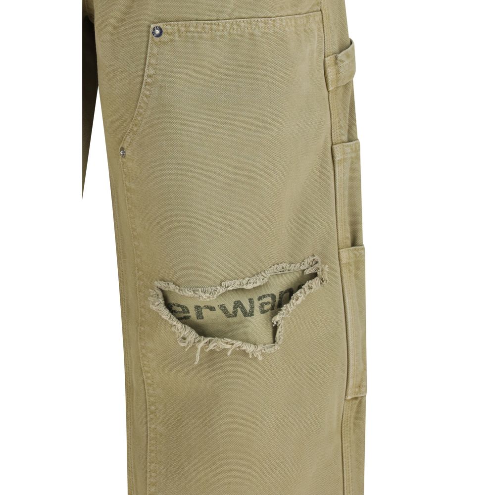 Alexander Wang Zweifarbige Baumwoll-Cargohose