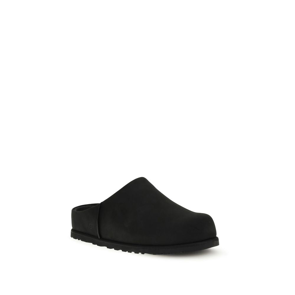 UGG Schwarze Bos Taurus Kalbsleder-Mules