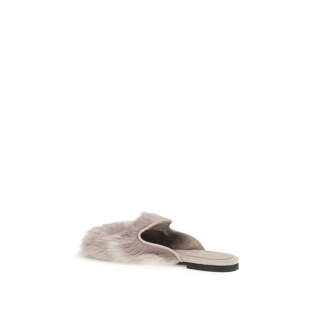 Dolce & Gabbana Graue Lamm Ovis Aries Aries Mules