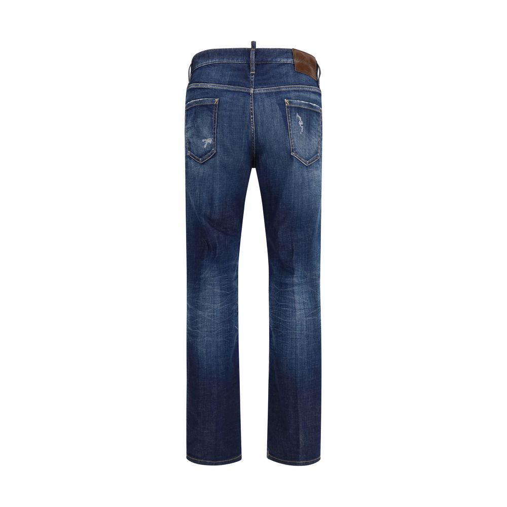 Dsquared² Blaue Baumwolljeans Denim