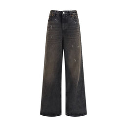 Our Legacy Schwarze Baumwolljeans im Relaxed Fit