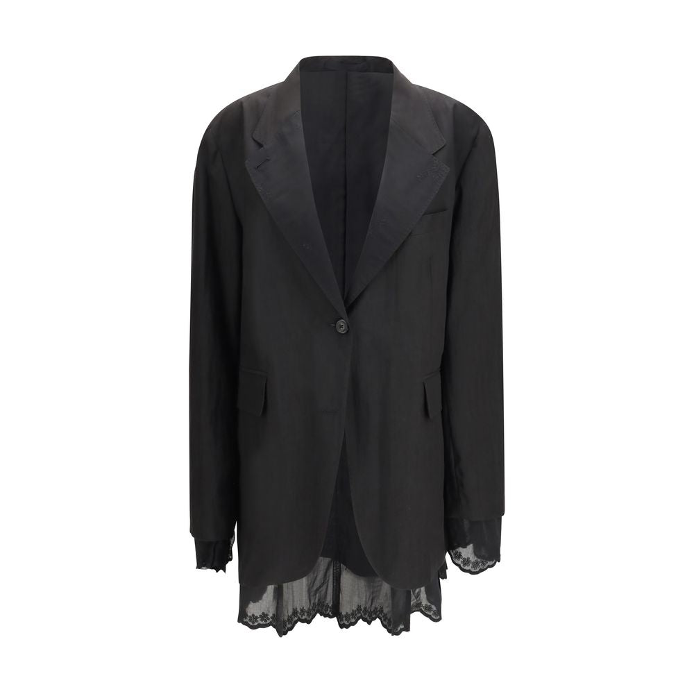 Our Legacy Schwarzer Leinenblazer