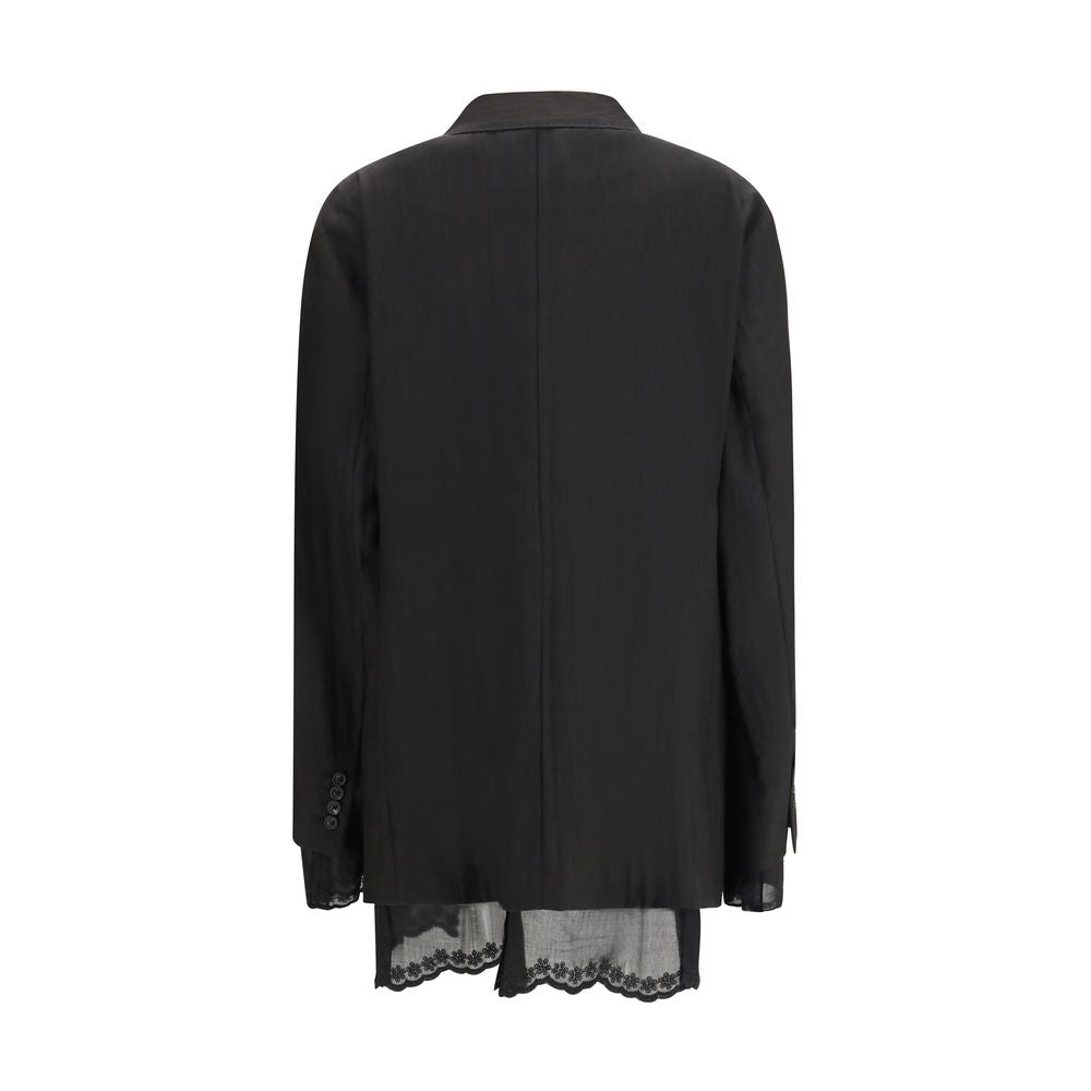 Our Legacy Schwarzer Leinenblazer