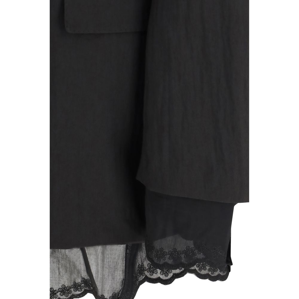 Our Legacy Schwarzer Leinenblazer
