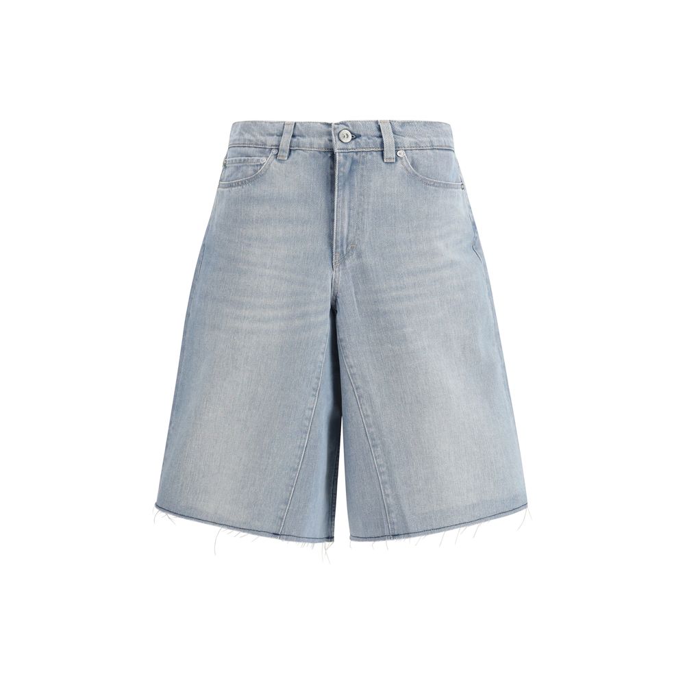 Our Legacy Blaue Baumwoll-Bermudashorts