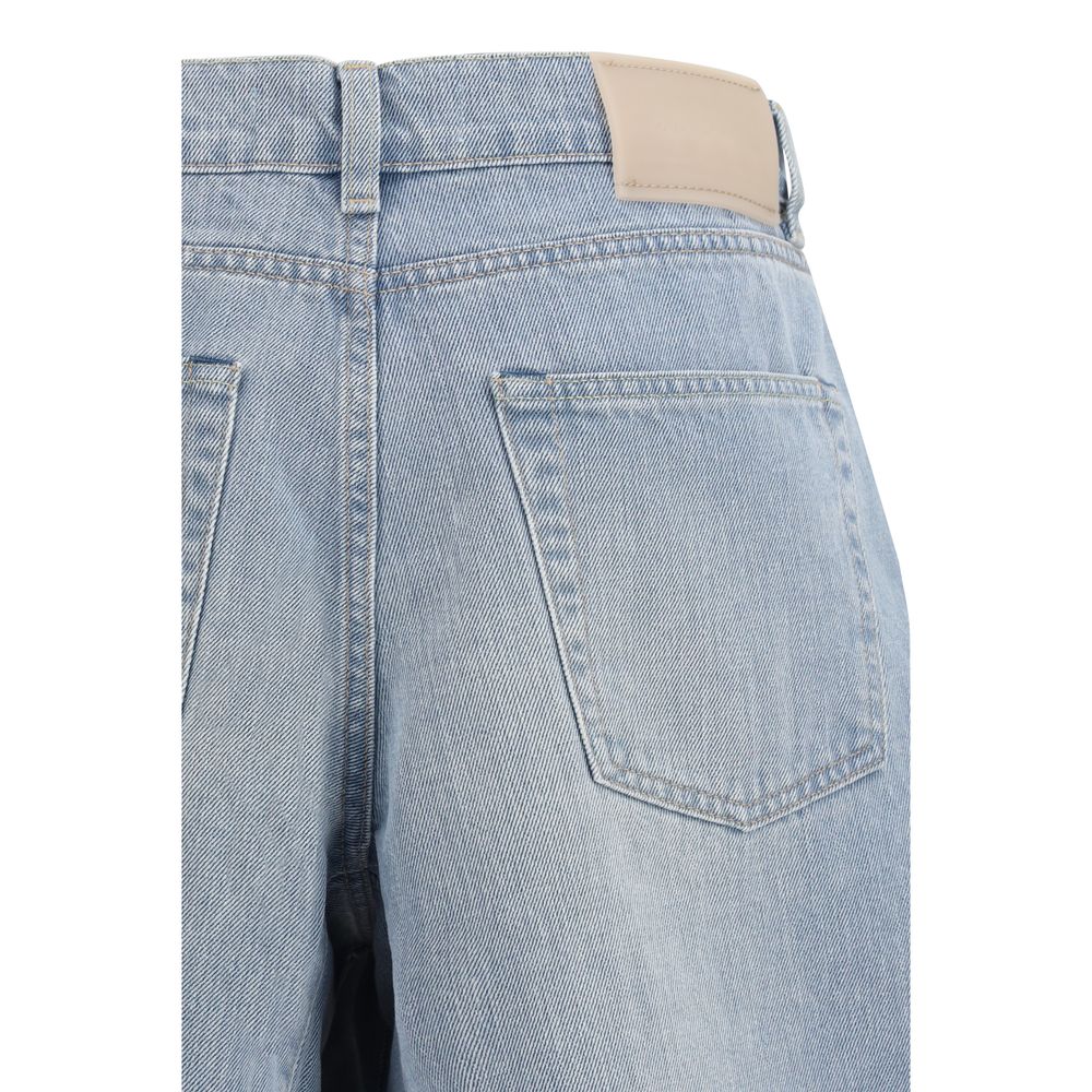Our Legacy Blaue Baumwoll-Bermudashorts