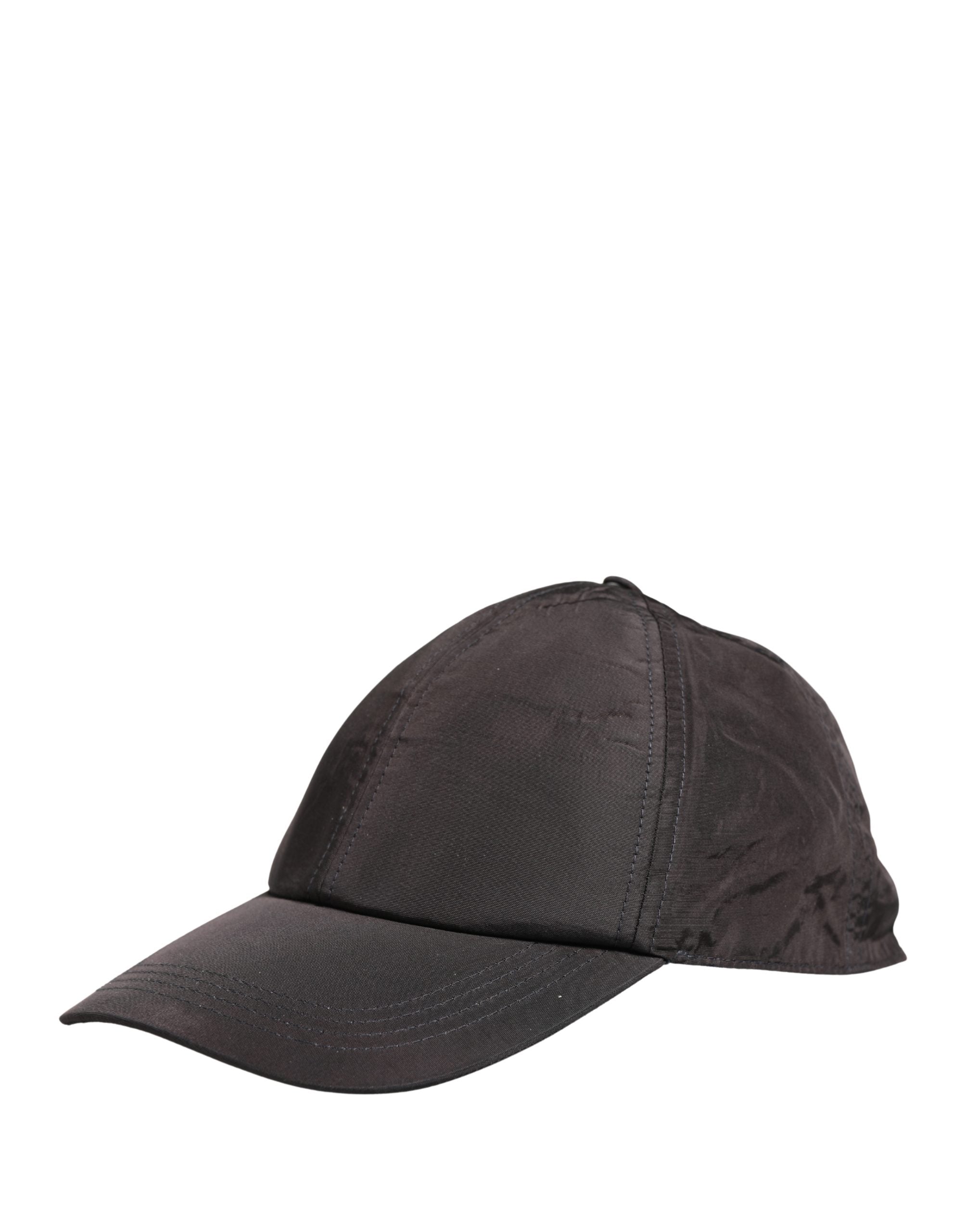 Dolce & Gabbana Herren Schwarze Baumwoll-Baseballcap mit 6 Bahnen