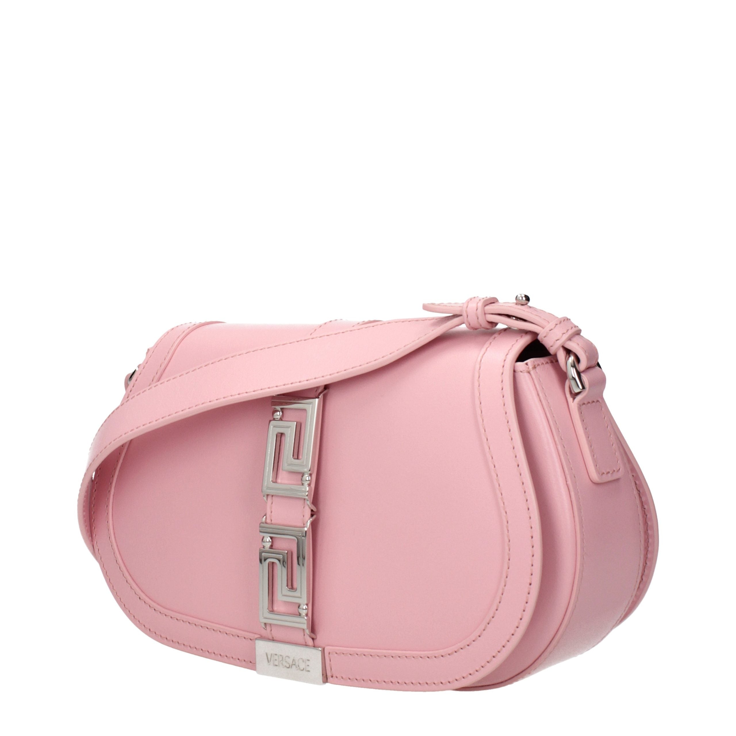 Versace Schultertasche aus pinkfarbenem Leder