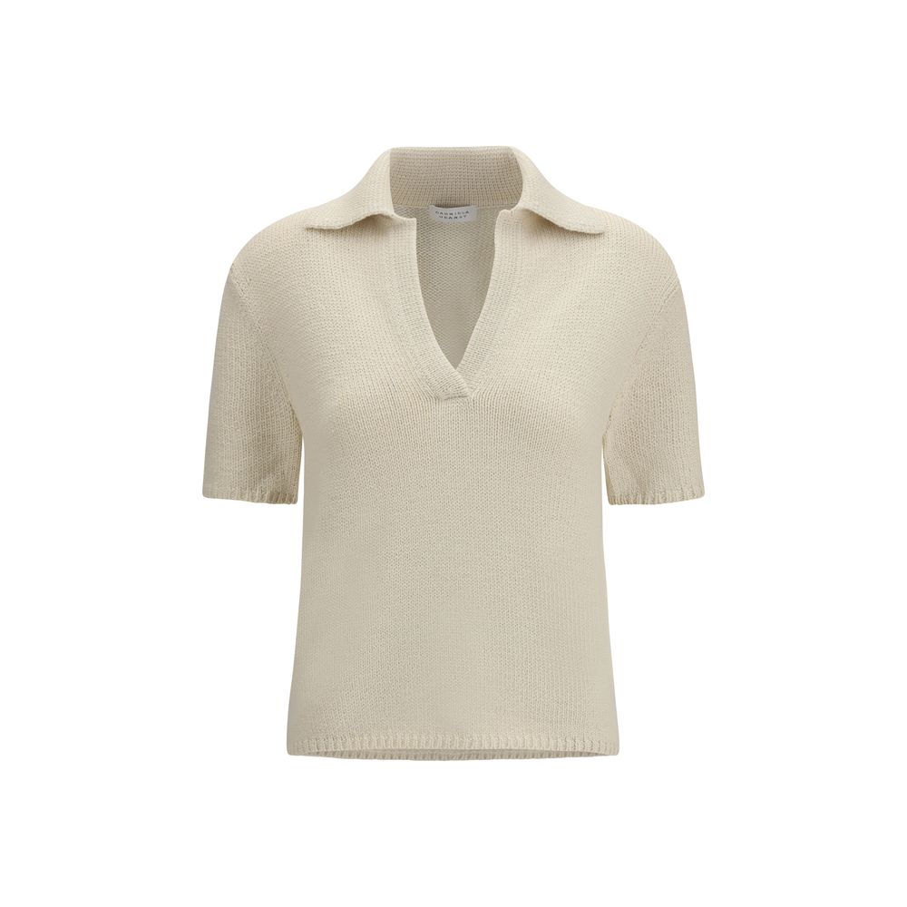 Gabriela Hearst Beige Kaschmir-Poloshirt