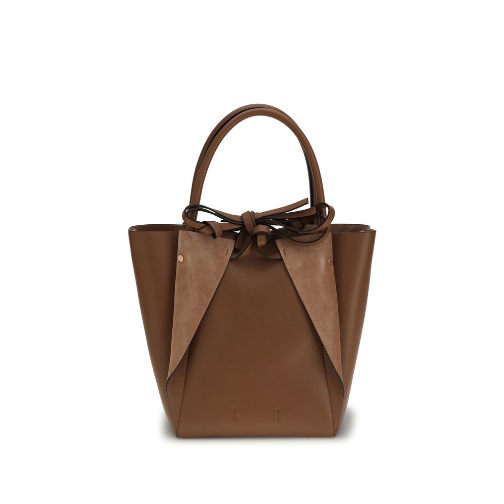 Gabriela Hearst Schultertasche aus braunem Lammleder Ovis Aries Aries