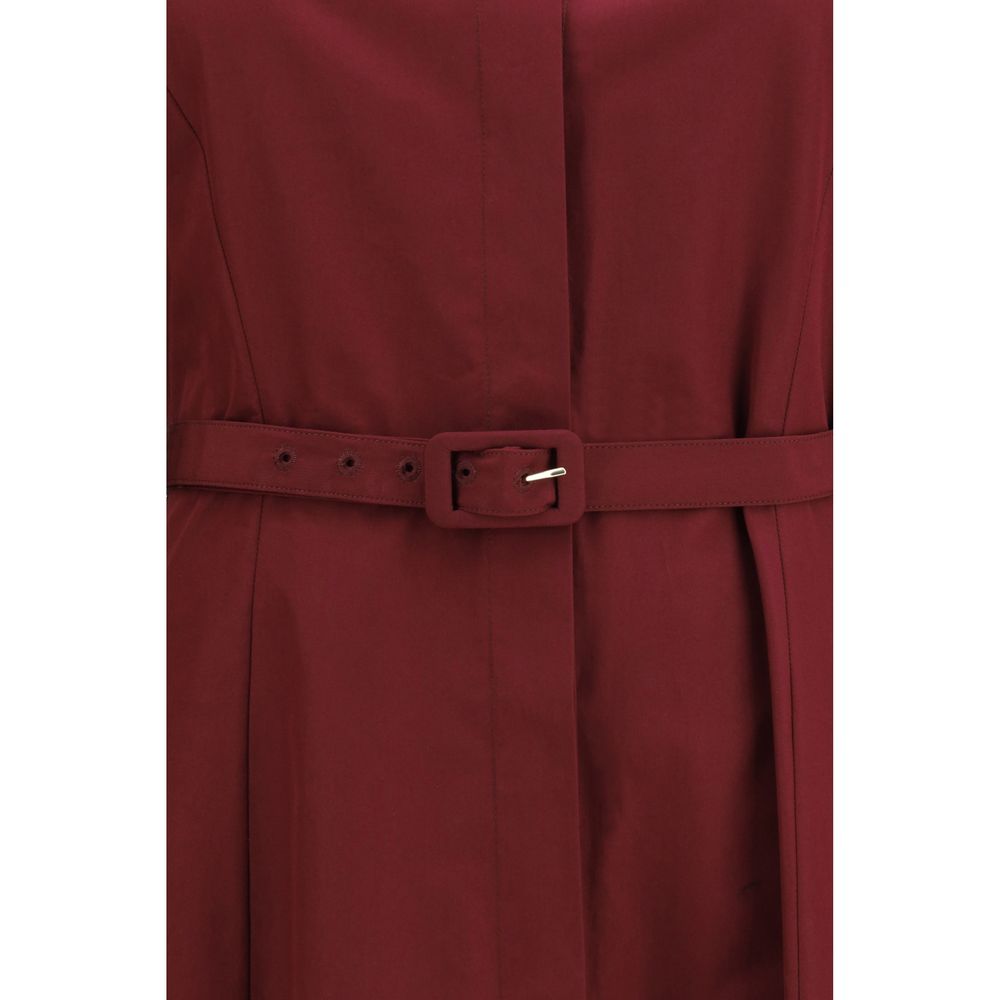 Gabriela Hearst Bordeaux Baumwoll-Freizeitkleid