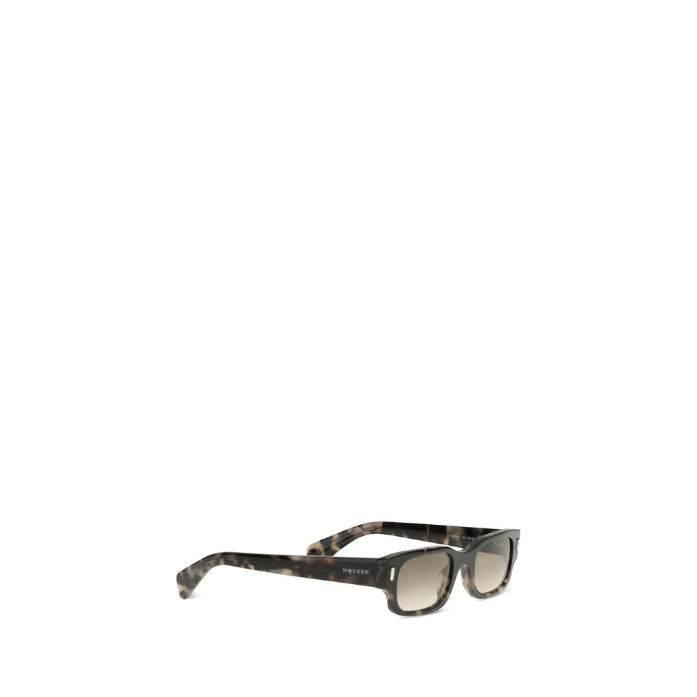 Alexander McQueen Braune Sonnenbrille aus Acetat