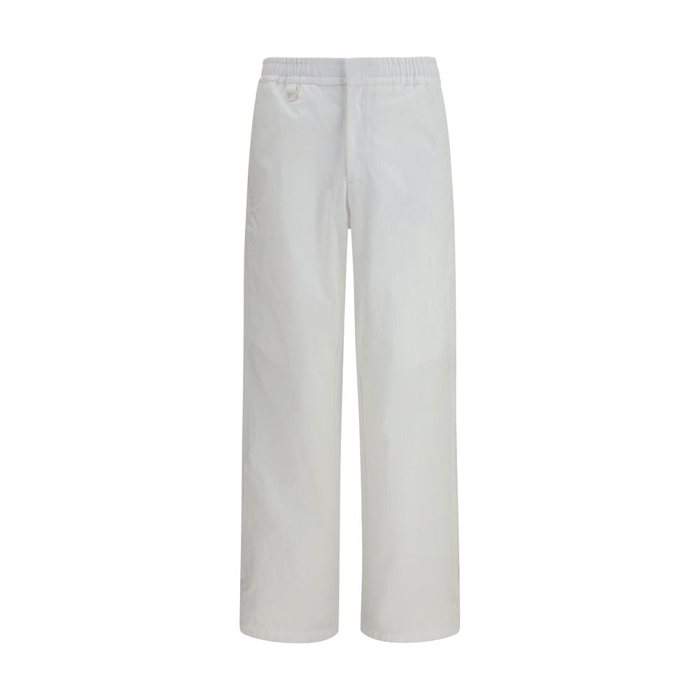 LAMINAR Weiße Baumwollhose im Casual-Look