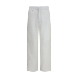 LAMINAR Weiße Baumwollhose im Casual-Look