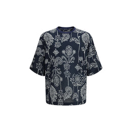 Giorgio Armani Mehrfarbiges Baumwoll-T-Shirt
