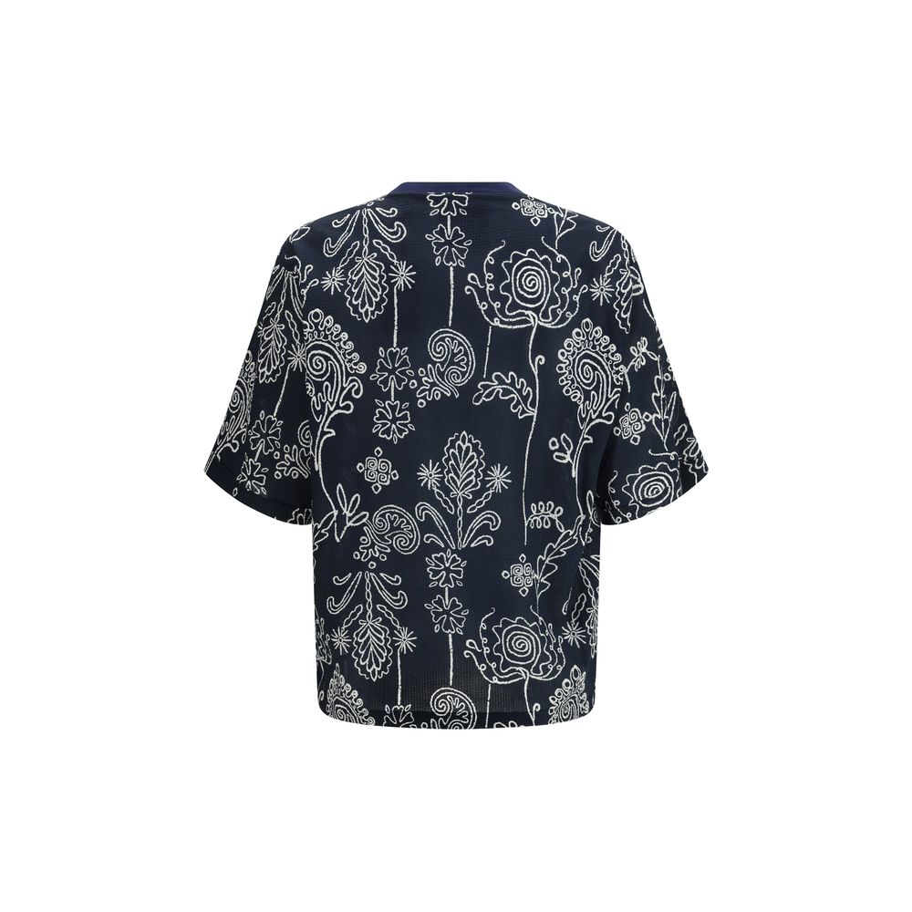 Giorgio Armani Mehrfarbiges Baumwoll-T-Shirt