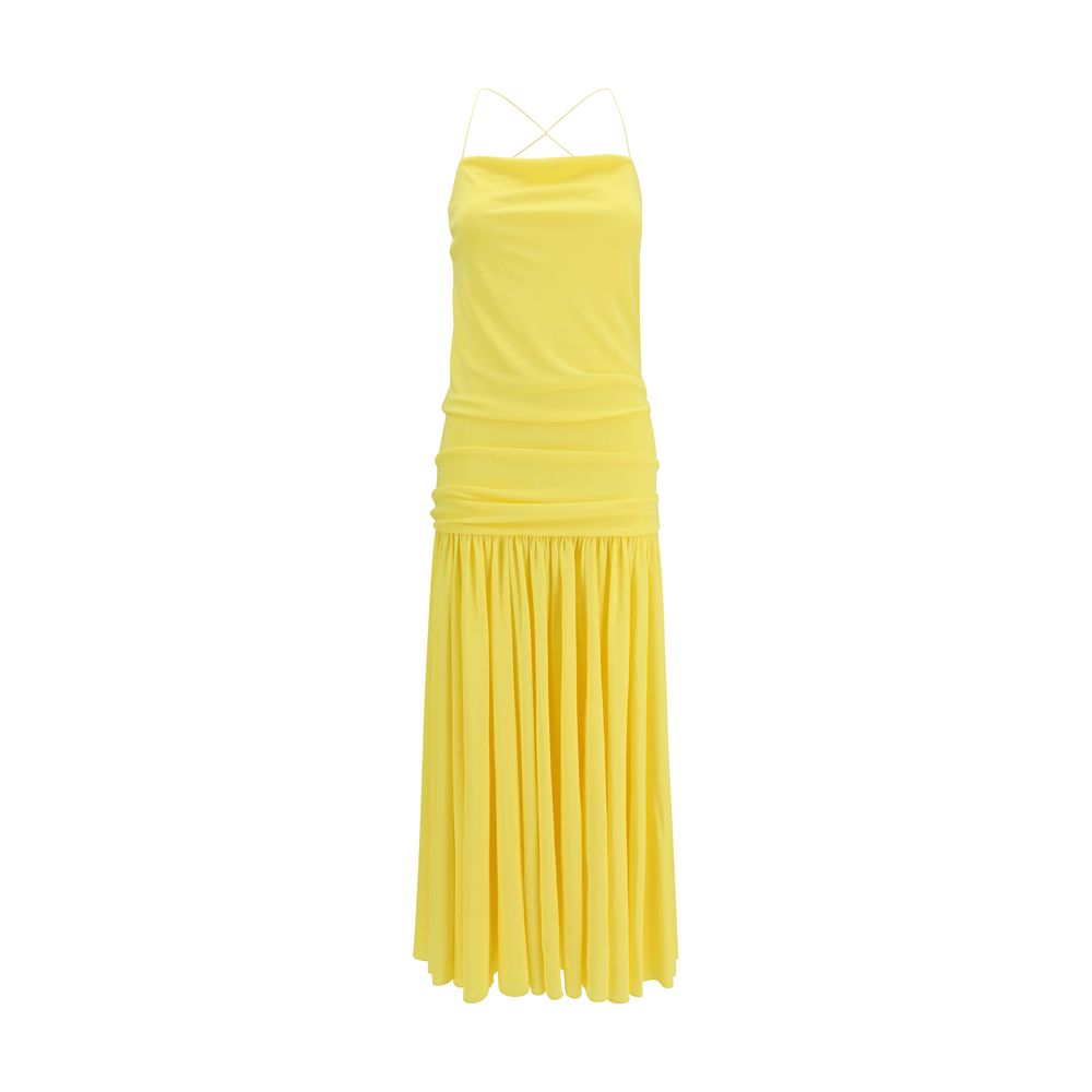 Jacquemus Zweifarbige Viskose-Freizeitkleid