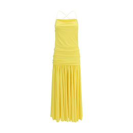 Jacquemus Zweifarbige Viskose-Freizeitkleid
