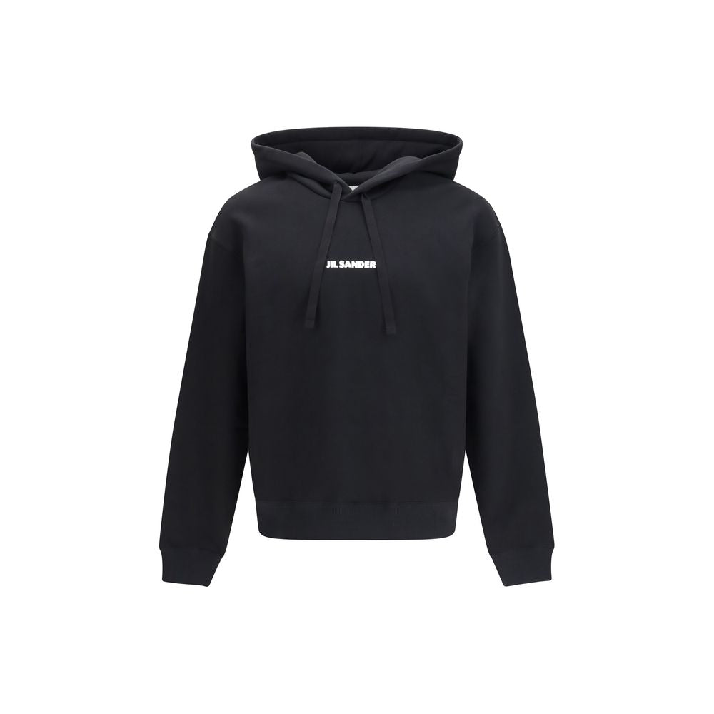Jil Sander Schwarzer Baumwoll-Sweatshirt