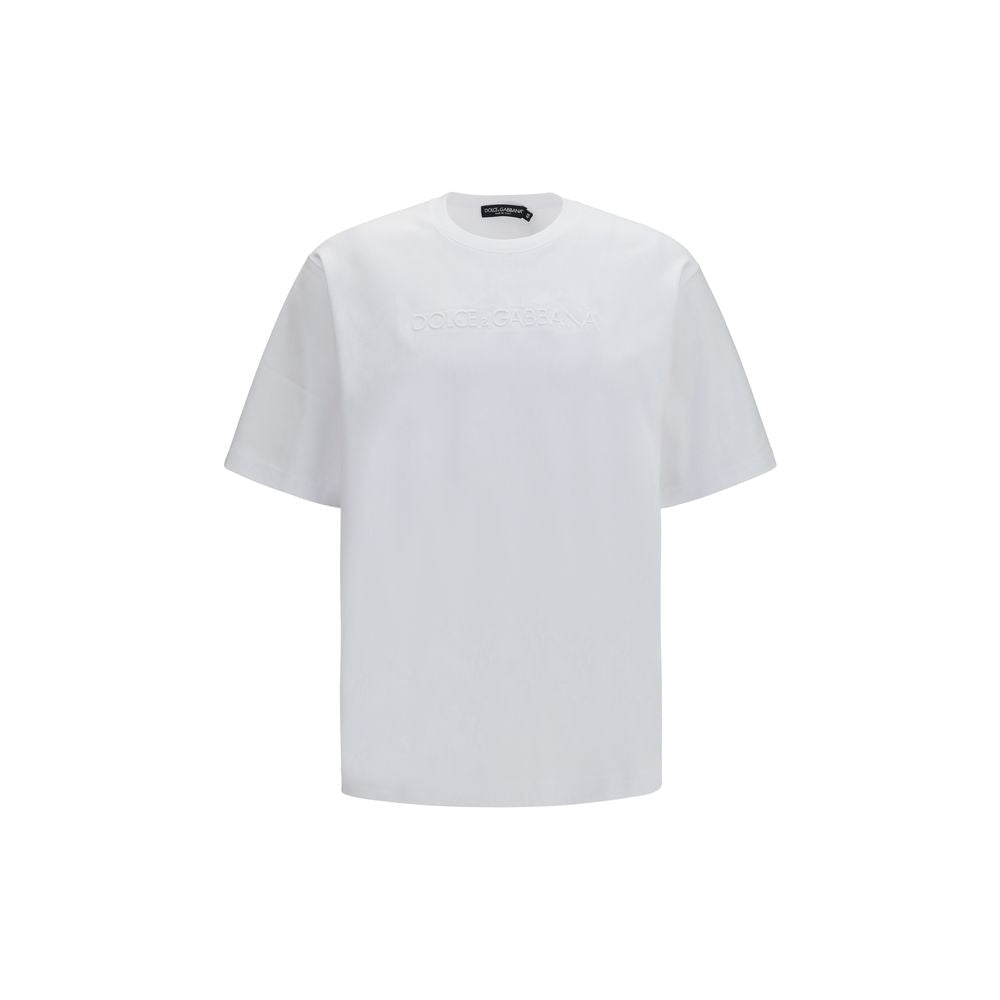 Dolce & Gabbana Weißes Baumwoll-T-Shirt