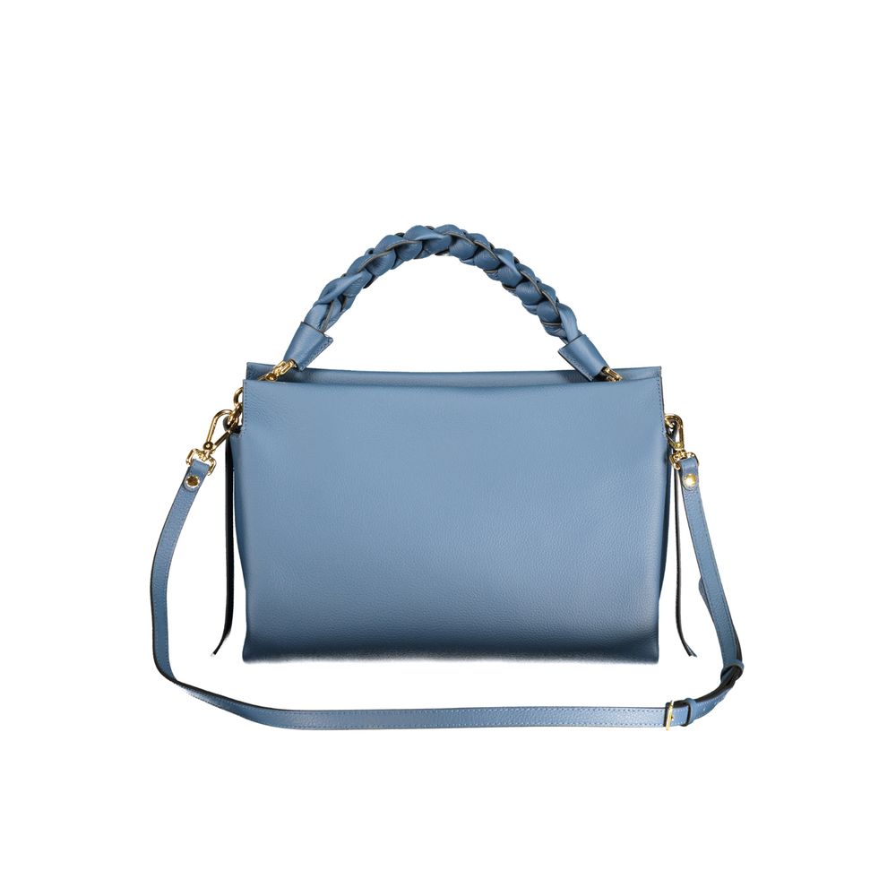 Coccinelle Blaue Leder-Damentasche