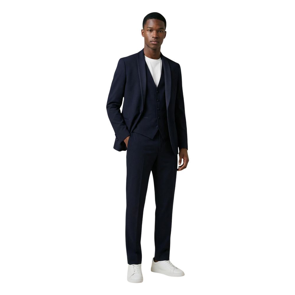 Mulish Blaues Polyester-Dreiteiler-Anzug