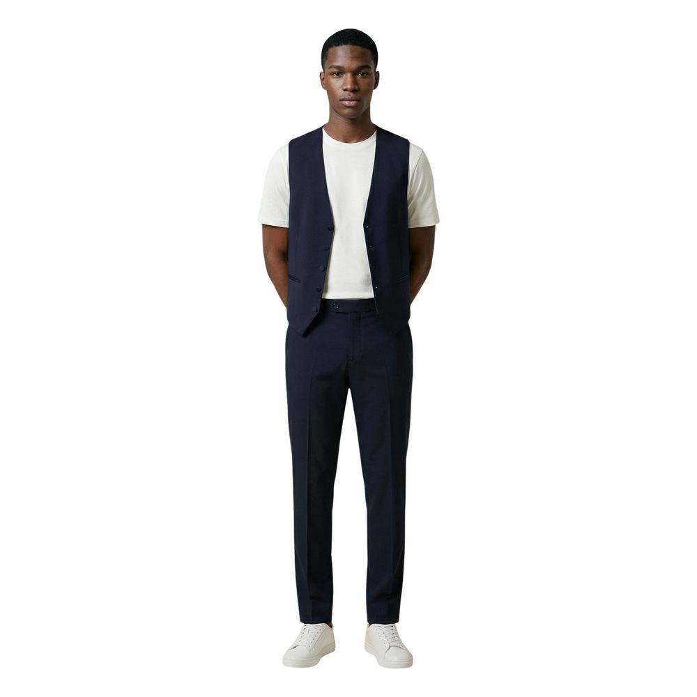 Mulish Blaues Polyester-Dreiteiler-Anzug