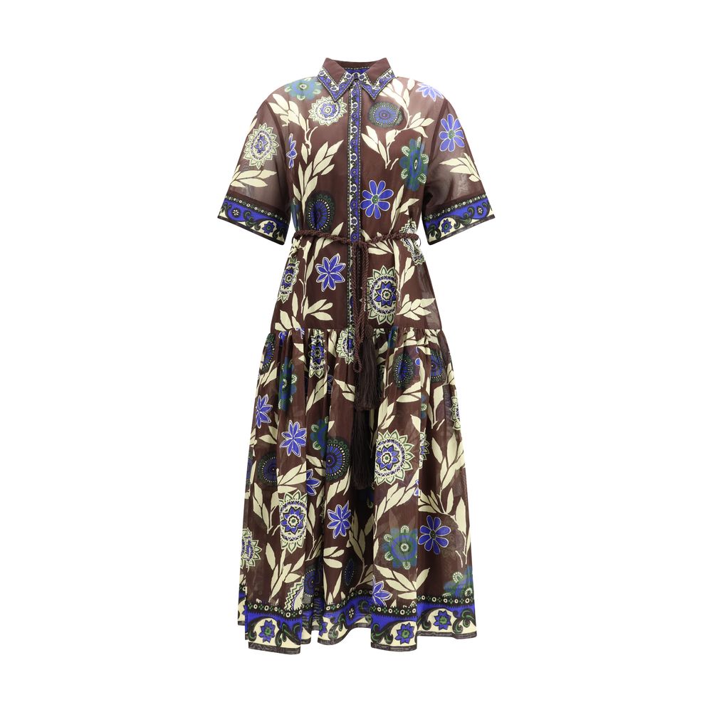 Alemais Braunes Baumwollkleid für die Freizeit