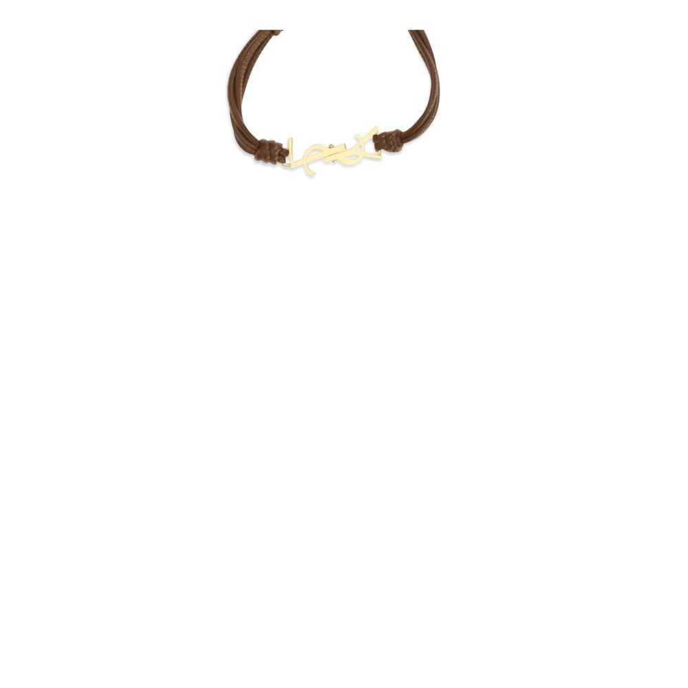 Saint Laurent Bicolor Calf Leather Bos Taurus Armband