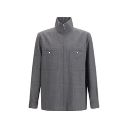 Valentino Garavani Grauer Wollmantel