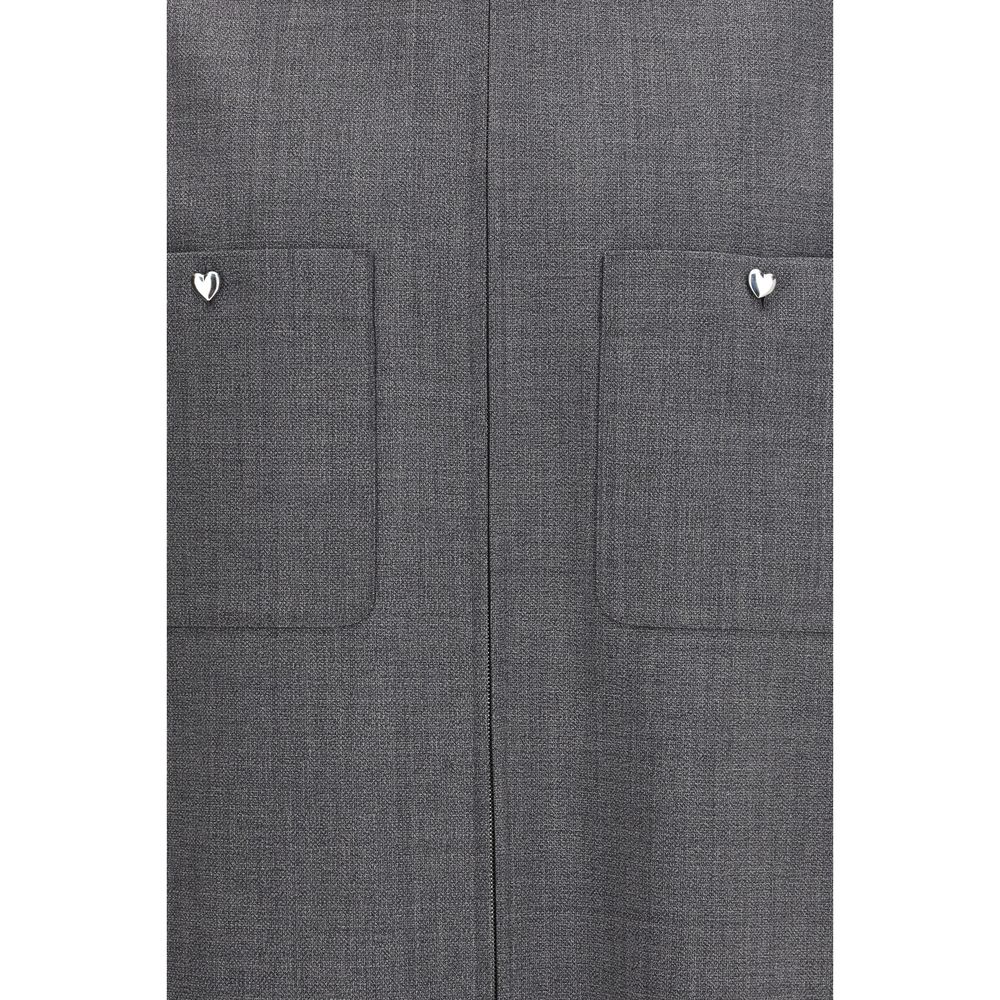 Valentino Garavani Grauer Wollmantel