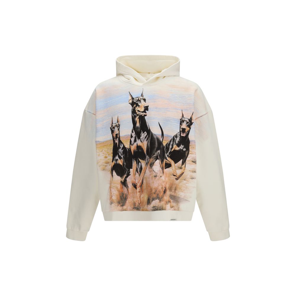 Represent Weißes Baumwoll-Sweatshirt
