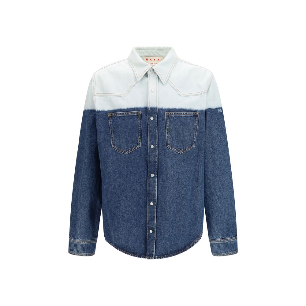 Marni Blaues Denim-Hemd