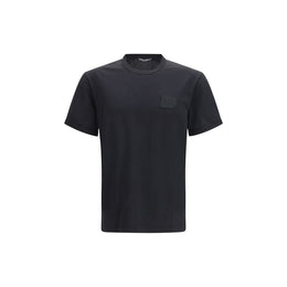 Dolce & Gabbana Schwarzes Baumwoll-T-Shirt
