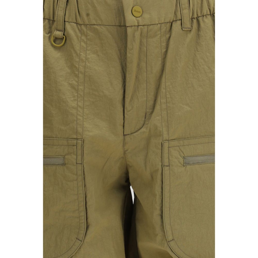 LAMINAR Zweifarbige Polyester-Bermudashorts