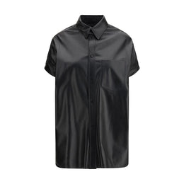 Balenciaga Schwarzes Lamm Ovis Aries Aries Kurzarmhemd