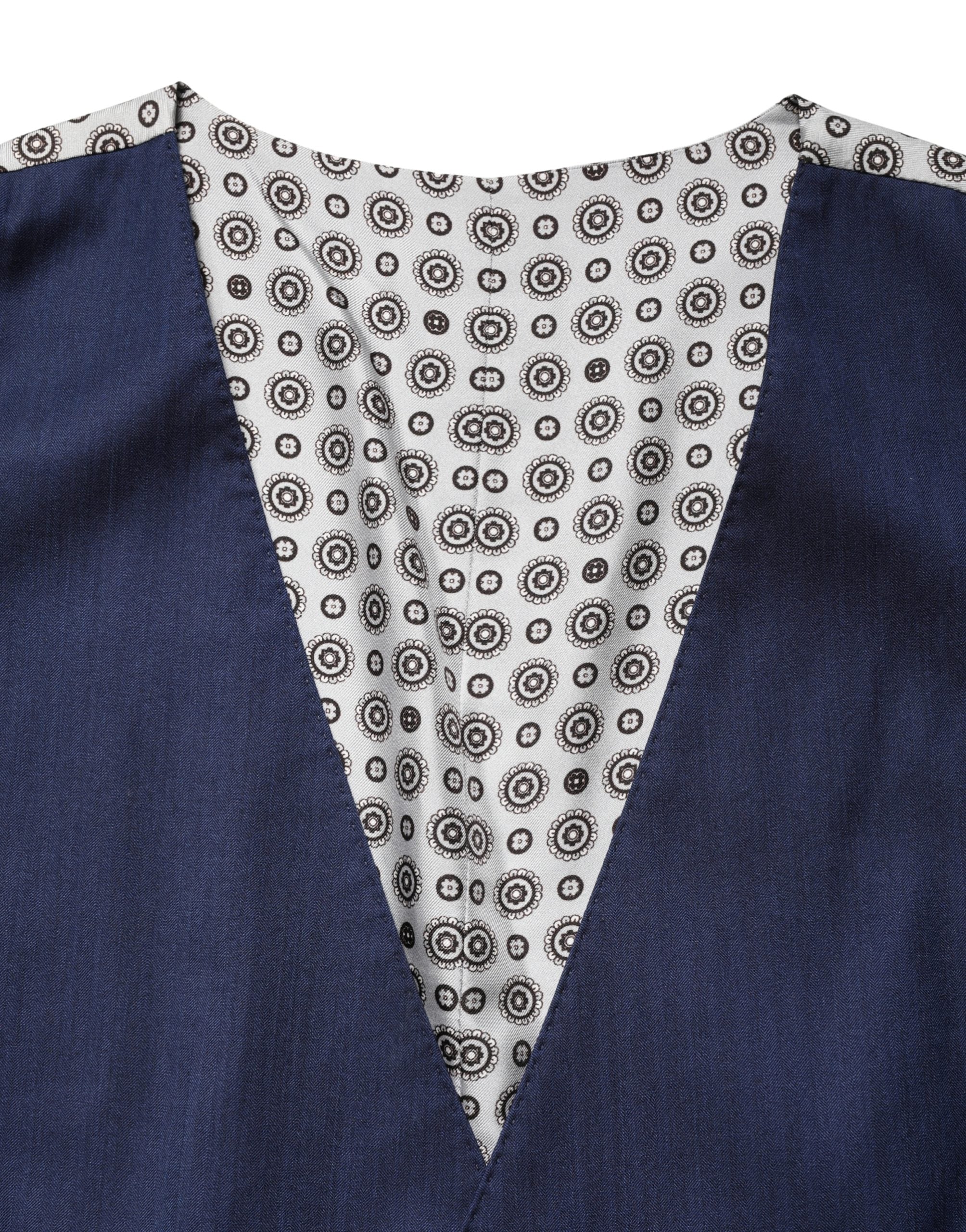 Dolce & Gabbana Marineblaue Wollweste für formelle Anlässe