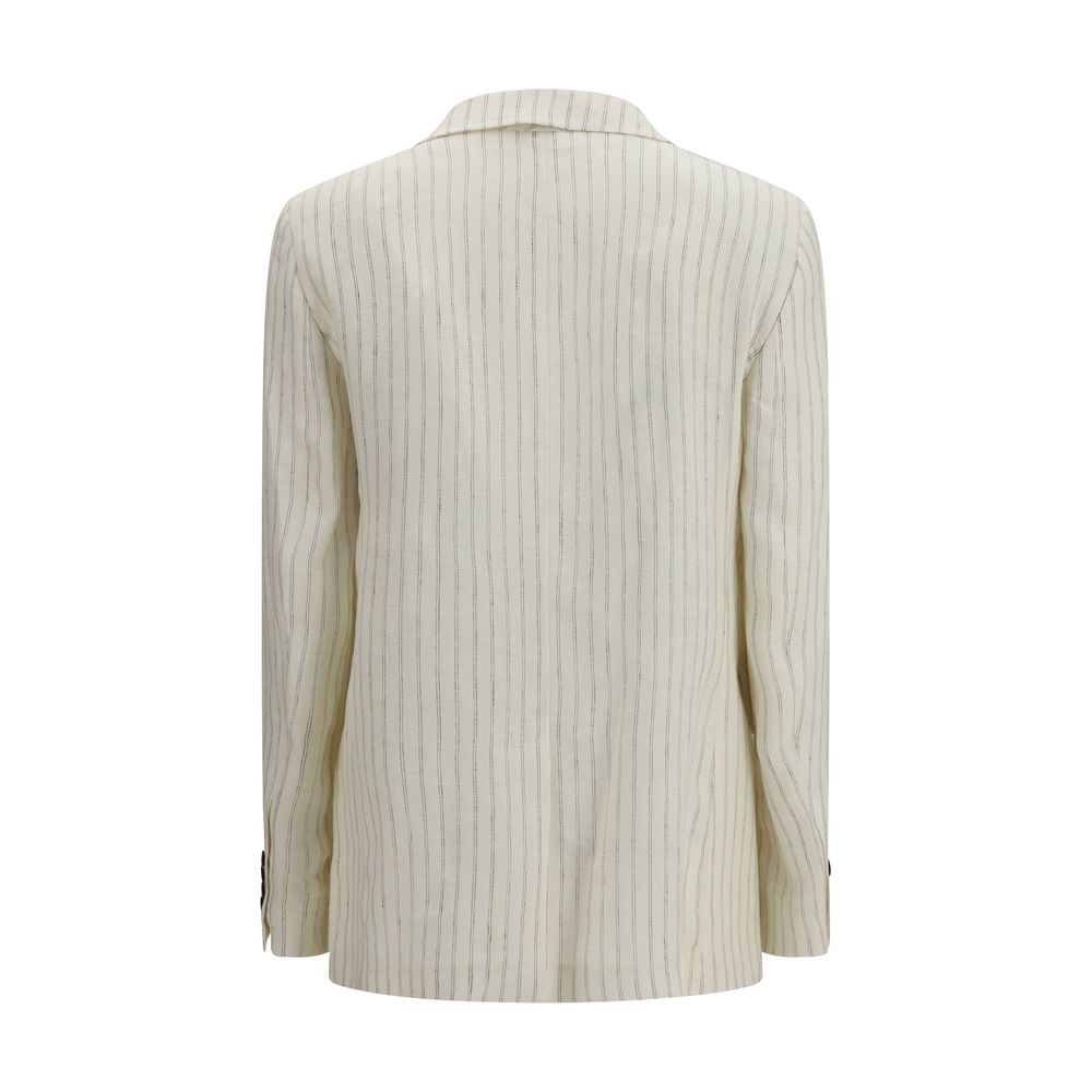 Max Mara Beige Leinenblazer