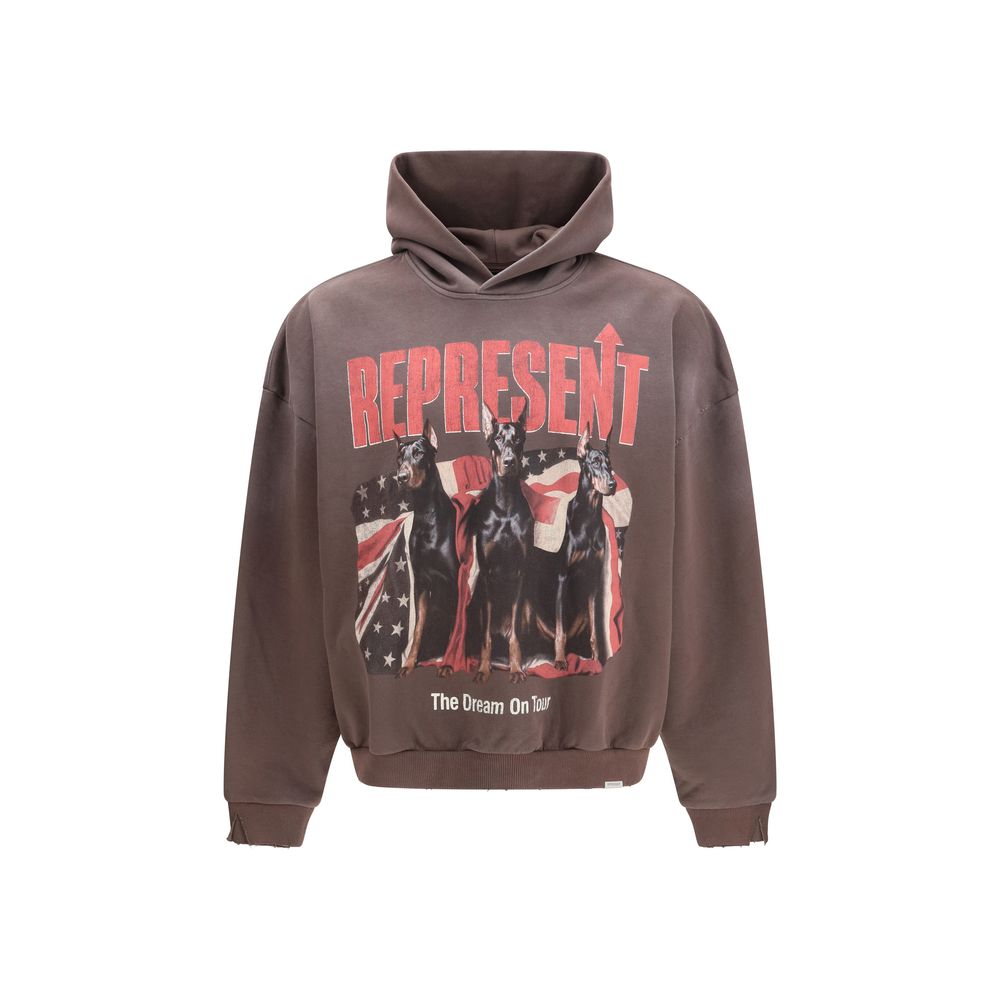 Represent Brauner Baumwoll-Sweatshirt