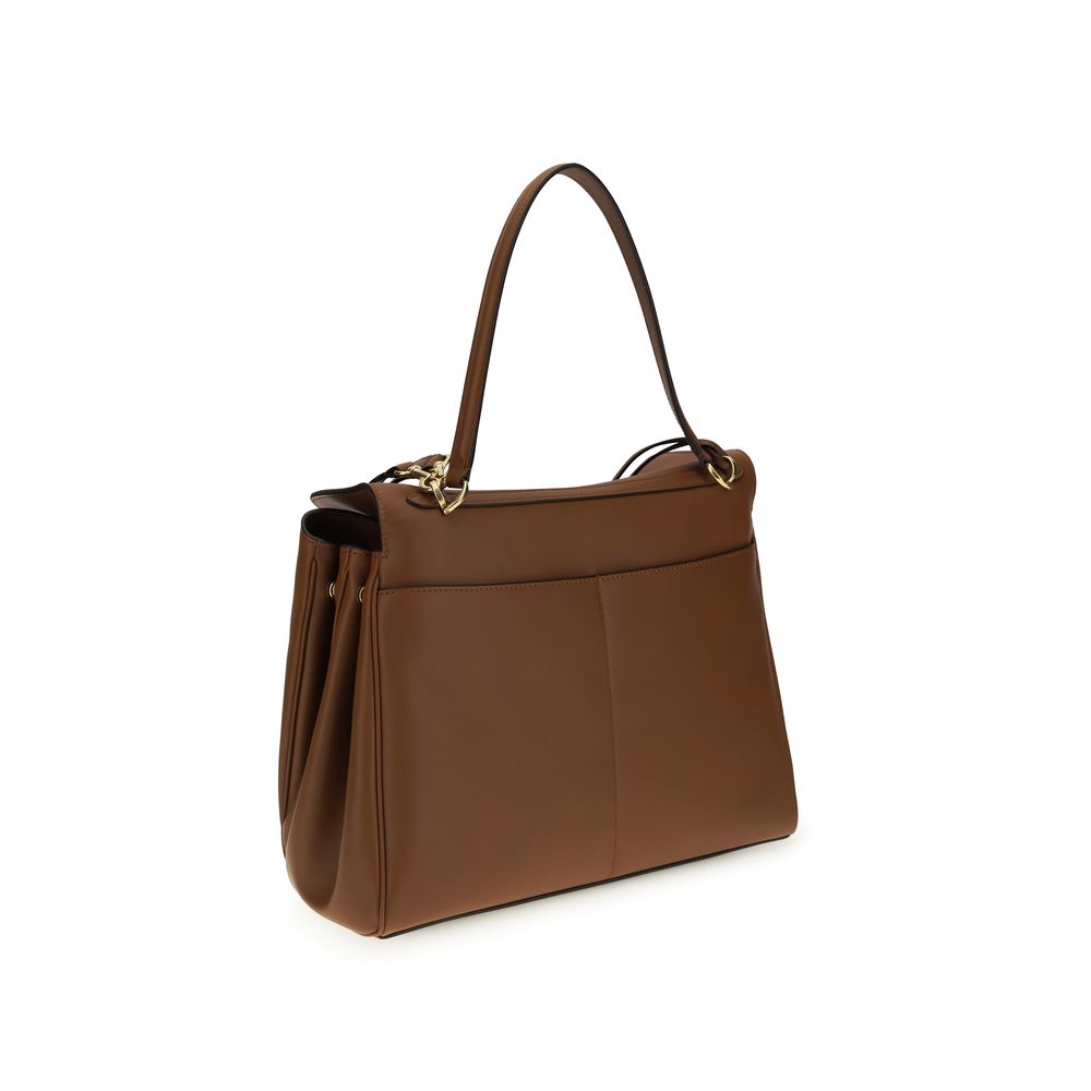 Balenciaga Braune Kalbsleder Bos Taurus Schultertasche