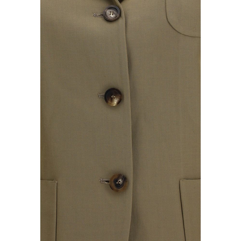 Fabiana Filippi Brauner Viskose-Blazer