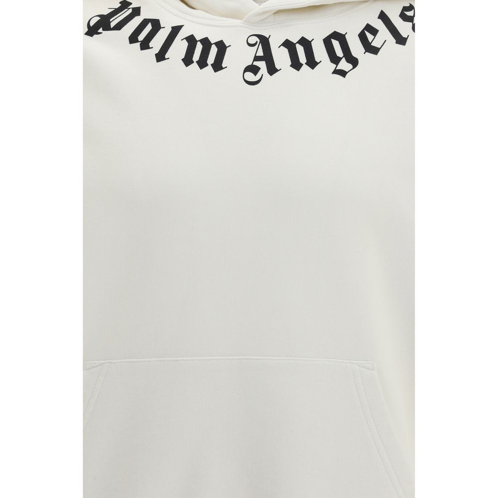 Palm Angels Weißes Baumwoll-Sweatshirt