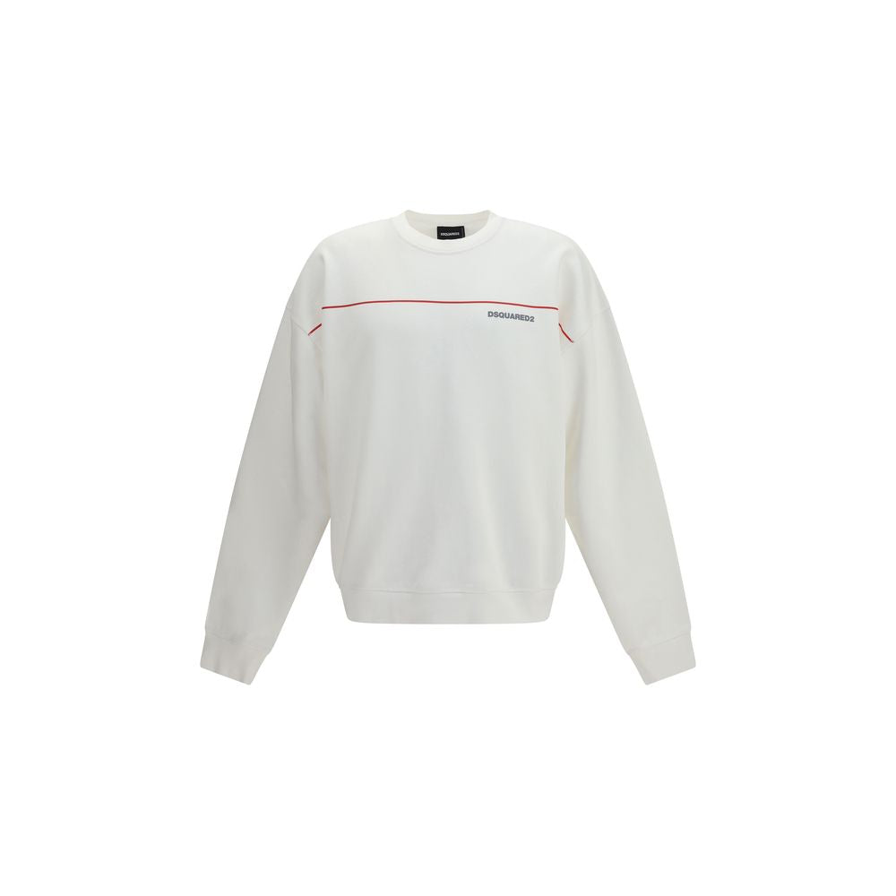Dsquared² Weißes Baumwoll-Sweatshirt