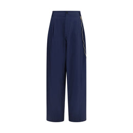 Darkpark Blaue Baumwoll-Freizeithose