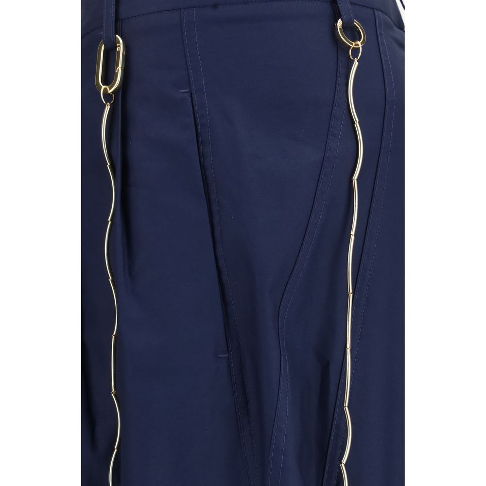 Darkpark Blaue Baumwoll-Freizeithose