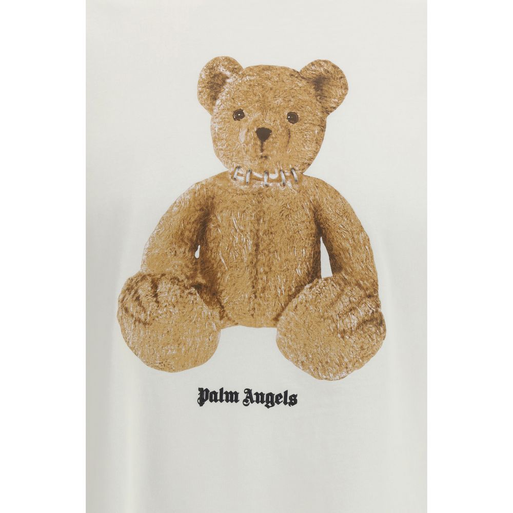 Palm Angels Weißes Baumwoll-T-Shirt