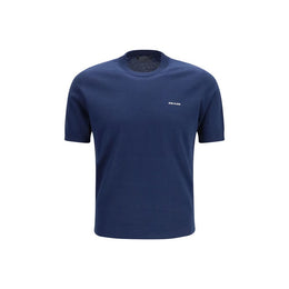 Prada Blaues Baumwoll-T-Shirt