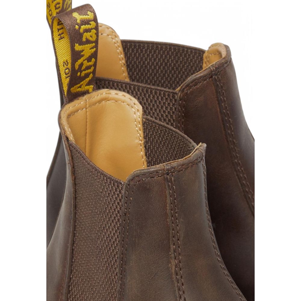 Dr. Martens Braune Lederstiefeletten