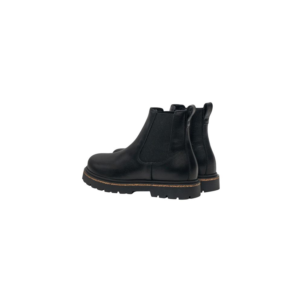 Birkenstock Schwarze Leder-Stiefeletten