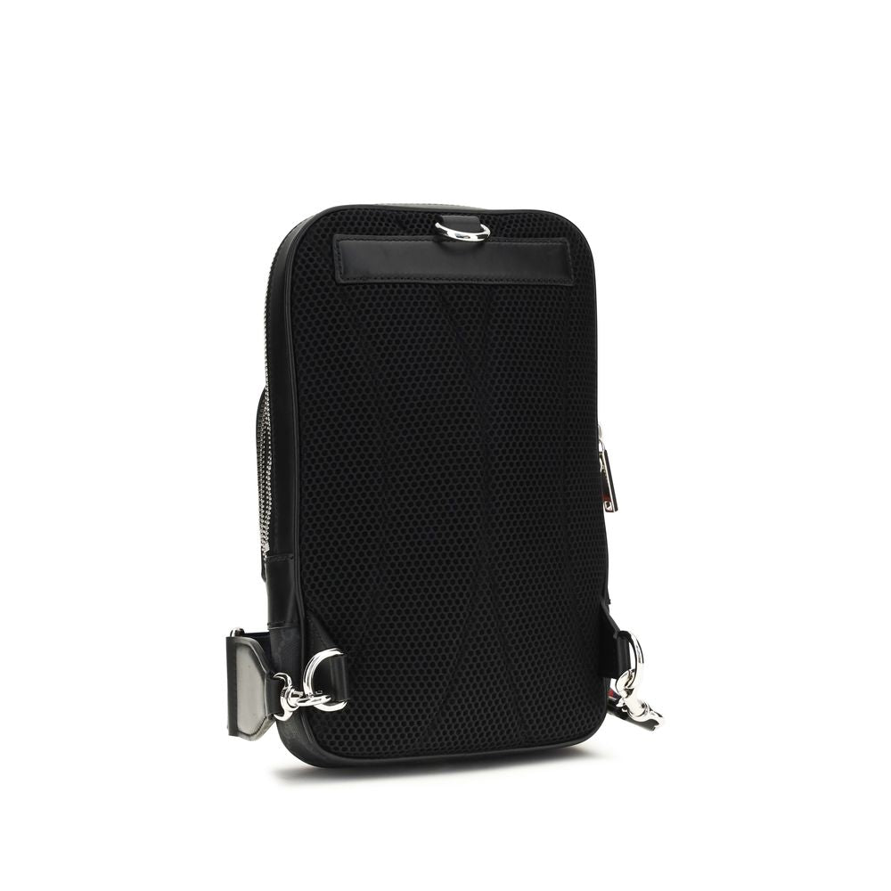 Gucci Schwarze Schultertasche aus Polyurethan